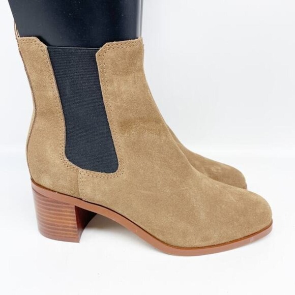 Steve Madden Shoes - Steve Madden Women's Rhiannon Chelsea Boot Cognac Suede Size 7M